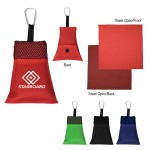 Logo Printed Cooling Towel In Pouch