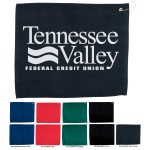 15" X 18" Hemmed Golf Towel with Grommet And Hook with Logo