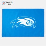 Rock'it 3-Day 12"x 20" Sublimated Microfiber Terry Golf Towel w/ Grommet & Carabiner with Logo