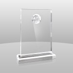Customized Clear Golfer Award (7"x5"x2")
