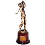 Promotional Golfer Action Awards with 17" Figure