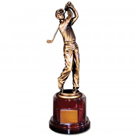 Golfer Action Awards with 17" Figure Custom Branded