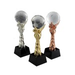 Personalized Crystal Soccer Tower Trophy