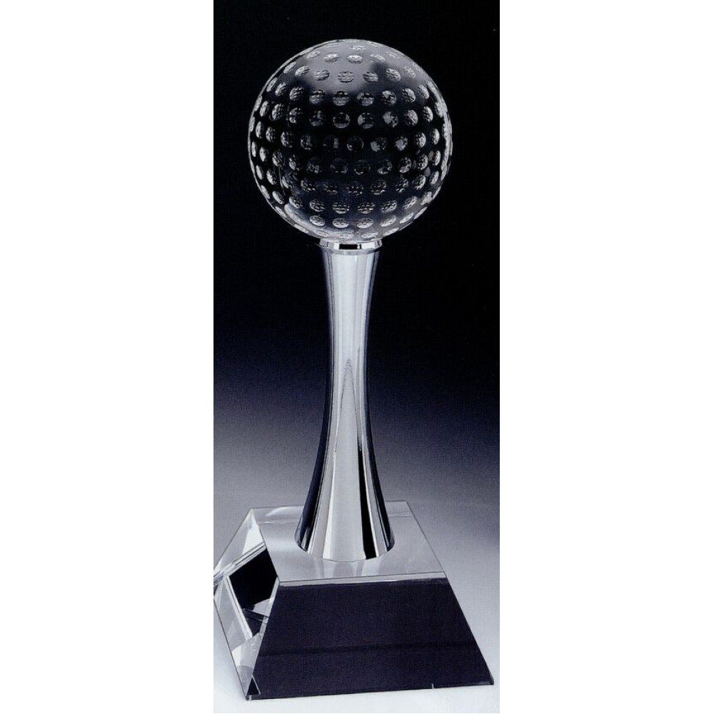 Promotional Large Golf Trophy w/ Slender Body