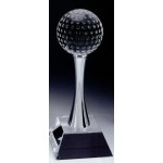 Personalized Large Golf Trophy w/ Slender Body