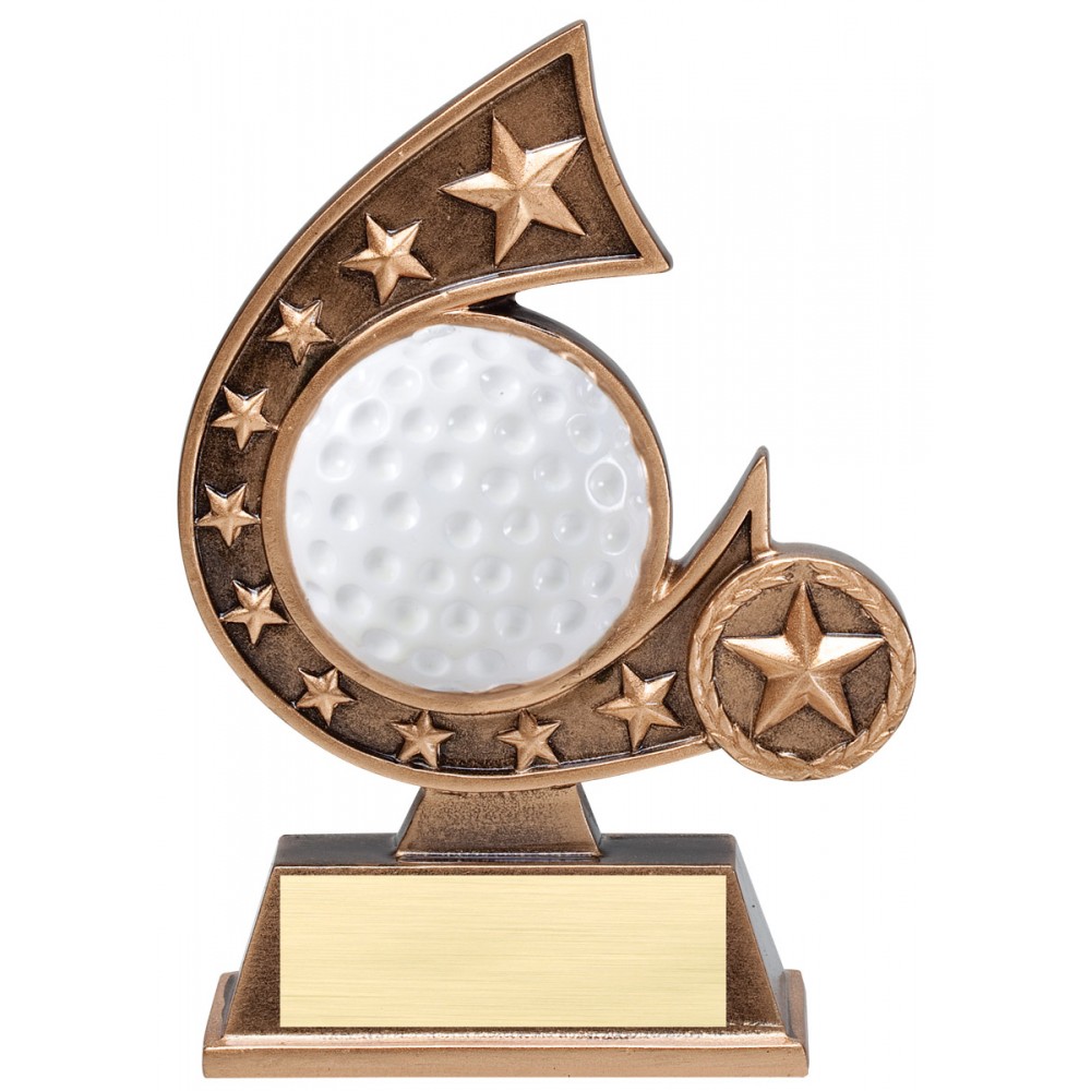 Custom Engraved Comet Series Star Resin - Golf Custom Engraved Comet Series Star Resin - Golf