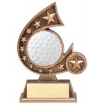 Custom Engraved Comet Series Star Resin - Golf