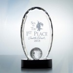 Personalized Golf Tournament Crystal Award