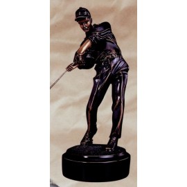 Golfer Trophy (4"x10") Logo Printed