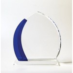 Custom Blue Version Award (8"x7"x2 3/8")