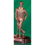 Logo Branded Old Fashioned Male Golfer Trophy (13")