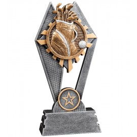 Custom 7" Sun Ray Resins Golf Trophy