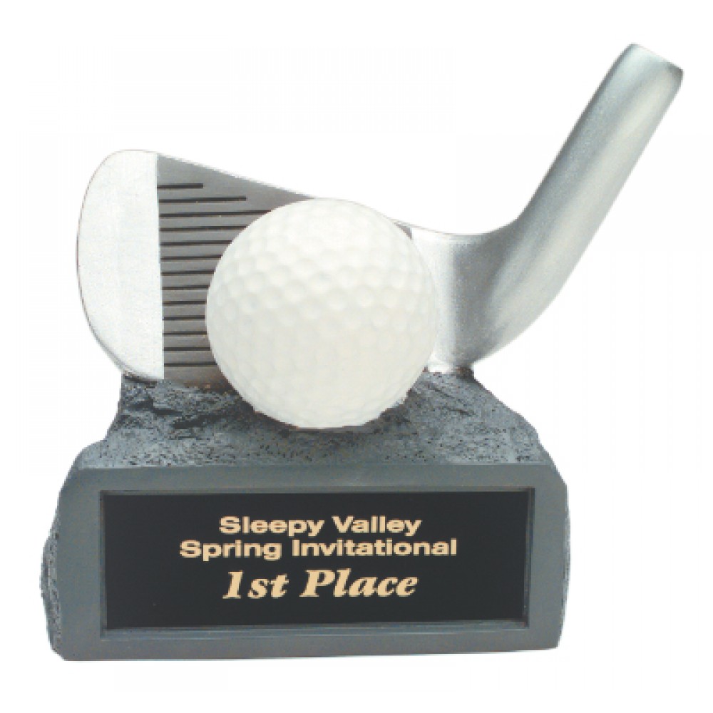Customized 4 1/4" Color Golf Resin Award Customized 4 1/4" Color Golf Resin Award