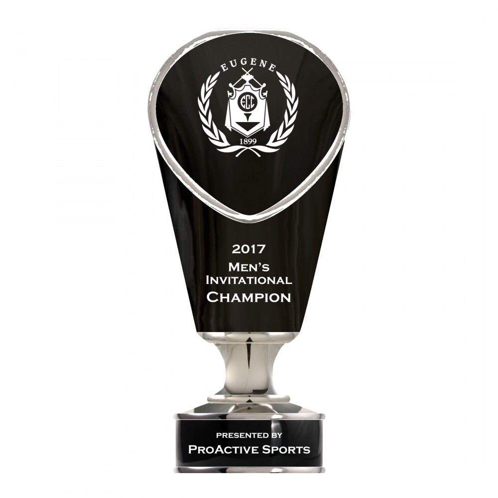 Customized Black Alto Ceramic Trophy Cup