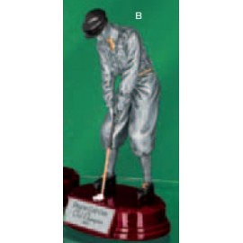 Old Fashioned Male Golfer Trophy (8") Custom Imprinted