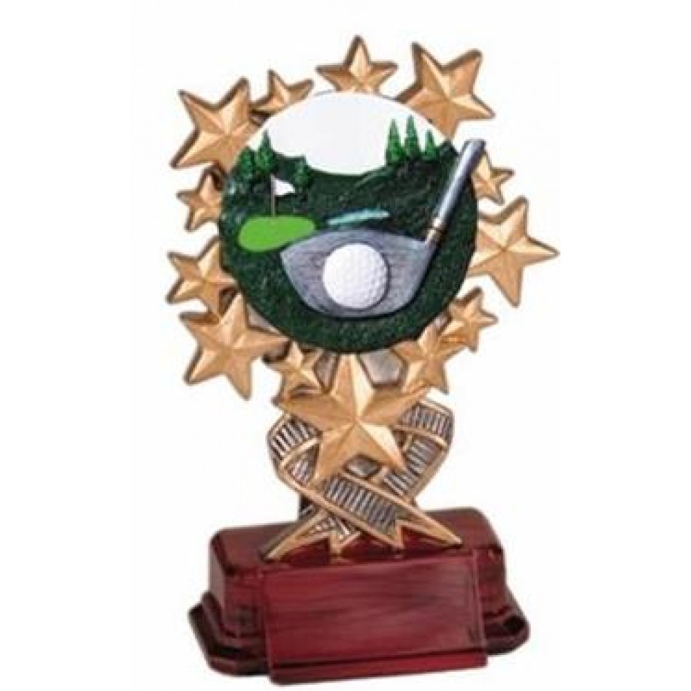 Golf Starburst Award Custom Imprinted