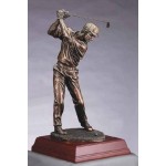 Custom Engraved Majestic Resin Male Golfer (19")