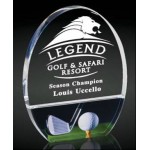 Golf Acrylic Award - 5-1/2" x 8" Custom Branded