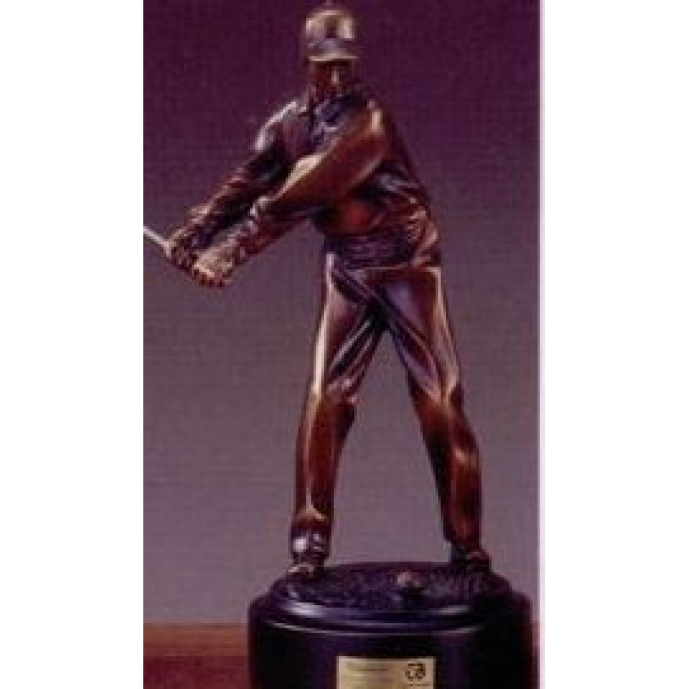 Gallery Style Golfer Trophy Figurine Custom Imprinted
