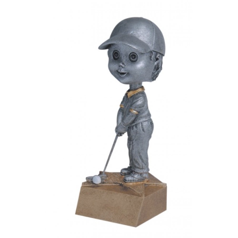 Male Golf Bobble Head Custom Branded