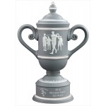 Men's Vintage Ceramic Golf Cup Trophy - Grey / Bone Logo Printed