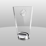 Custom Chrome & Metal Base Award (6"x4"x2")