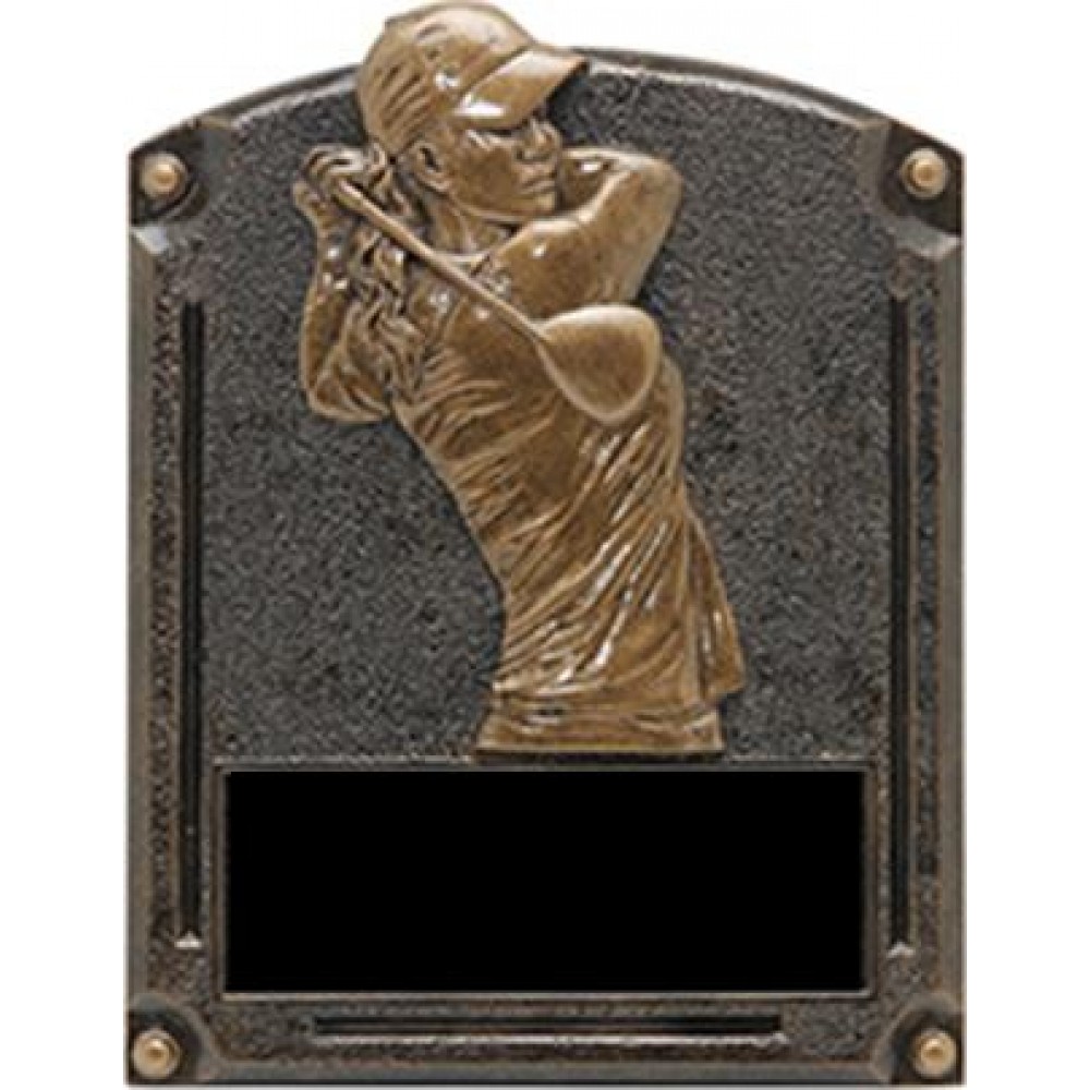 Golf, Female - Legends of Fame Resins - 6-1/2" x 5" Custom Imprinted