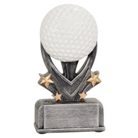 Varsity Sport Resin Golf Award - 7" Logo Printed