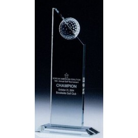Customized Large Jade Golf Tower Trophy  Customized Large Jade Golf Tower Trophy