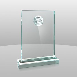Jade Green Golfer Award (7"x5"x2") Custom Imprinted