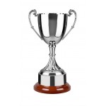 Custom Imprinted 7" Swatkins Endurance Nickel Plated Trophy Cup Award