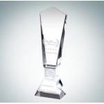 9" Global Golf Optical Crystal Award Custom Imprinted