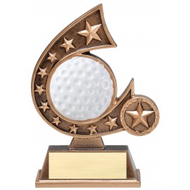 Promotional Comet Series Resin Golf Award - 5 3/4" Tall