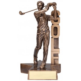 Personalized Golf, Male - Billboard Resins - 6-1/2"