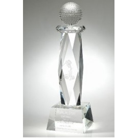 Customized Medium Optical Crystal Ultimate Golf Award