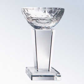 Promotional Crystal Glory Trophy Cup, Small (4-1/4"x7")