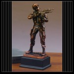 Custom Army Trophy (4.5"x11.5")