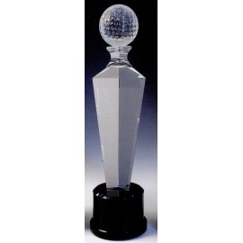 Logo Branded Golf Trophy w/ Black Base  Logo Branded Golf Trophy w/ Black Base