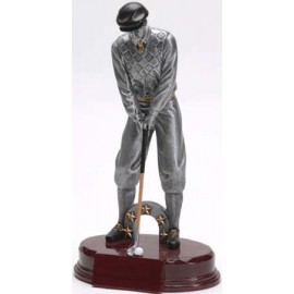 Logo Branded Vintage Golf, Male, Swing - Resin Figures - 8-1/2"