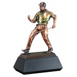 Promotional Bronze Resin Golfer Moment Trophy (12")