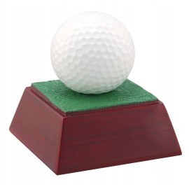 Logo Branded Golf, Full Color Resin Sculpture - 4"