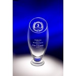 Custom Imprinted 12.75" Esprit Crystal Trophy