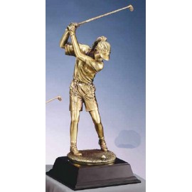 Imperial Female Golfer (19") Logo Printed  Imperial Female Golfer (19") Logo Printed