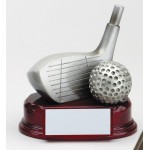 5 1/2'' Golf Sculpture Logo Printed