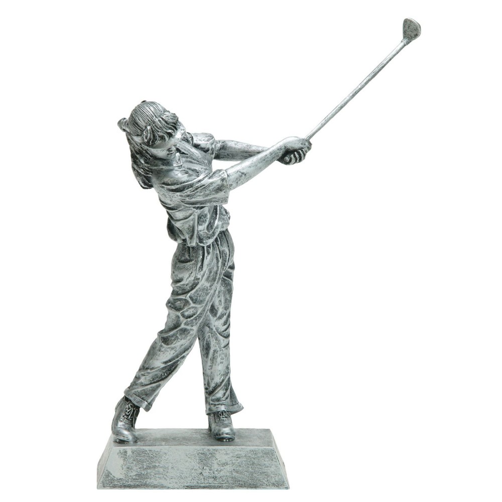 Logo Branded Signature Female Golf Figurine - 10 1/2" Logo Branded Signature Female Golf Figurine - 10 1/2"