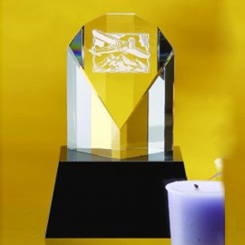 Customized 5 1/2" Peacock Award