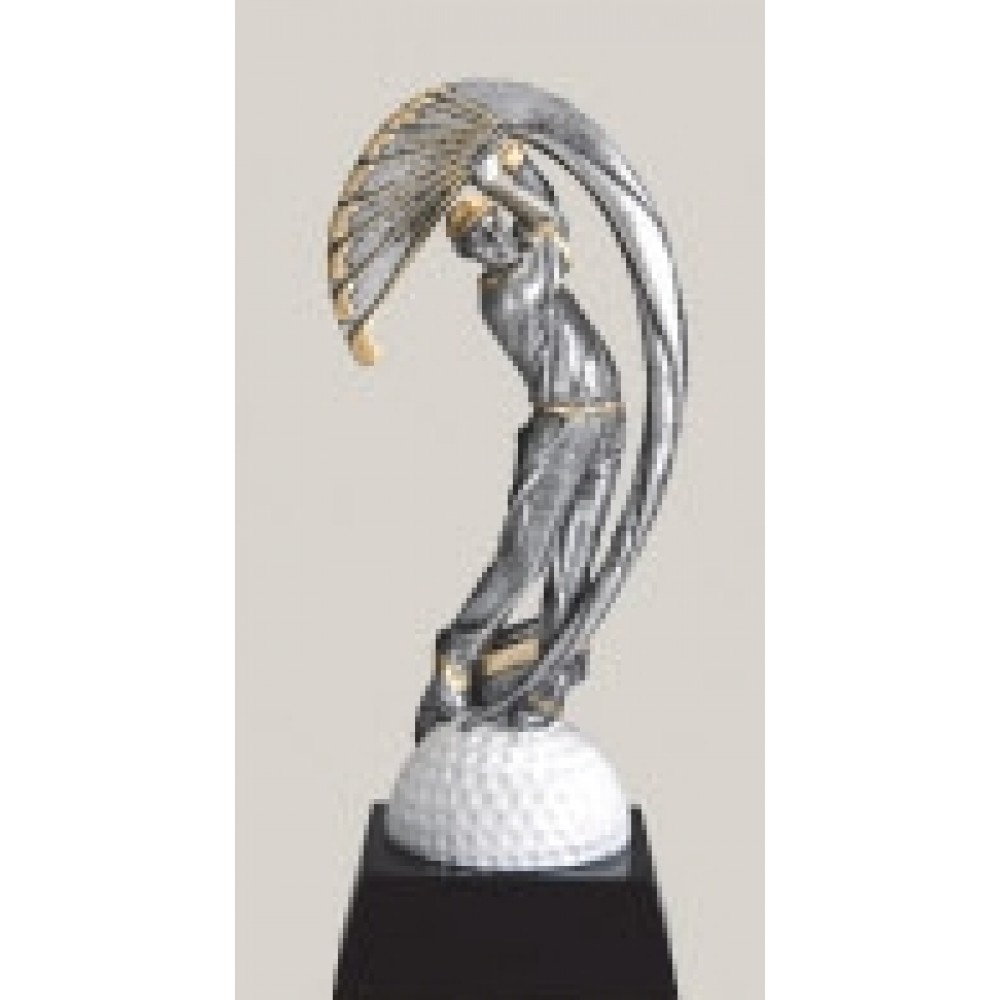 Personalized 9" Male Golf Motion Xtreme Resin Trophy