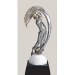 Personalized 9" Male Golf Motion Xtreme Resin Trophy