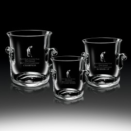 Customized Legato Ice Bucket Crystal 8"