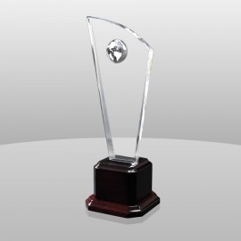 Elegant Arch Award (Golf) (15" x 5" x 5") Logo Printed